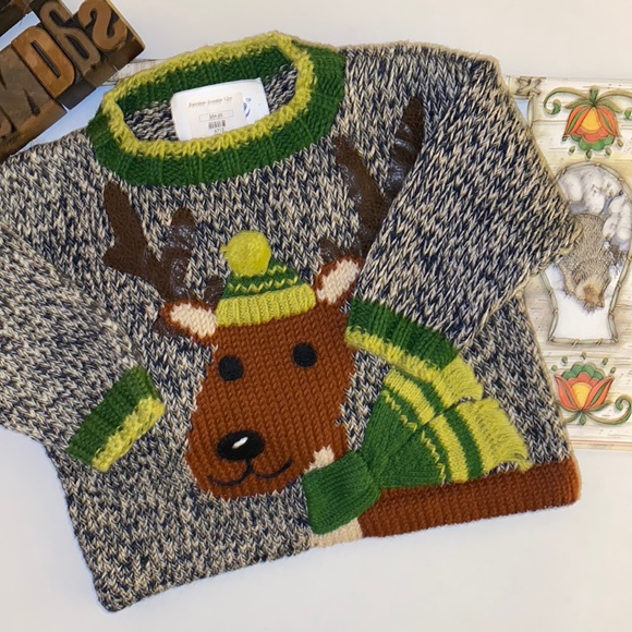 🆕🎄AND THEN THERE WAS JAKE Reindeer🦌 Sweater - Picture 1 of 8